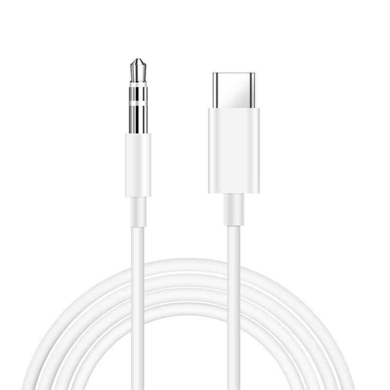 Cable USB-C TO Jack 3.5MM AUX Audio Cable Durable Hi-Fi Stereo Adapter for Headphones Car Audio and Speakers