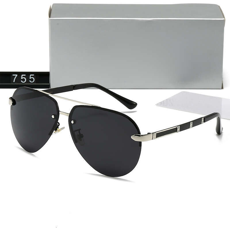 New Men's Rimless Polarized Fashion Trend Outdoor Driving Sunglasses 755 3a1