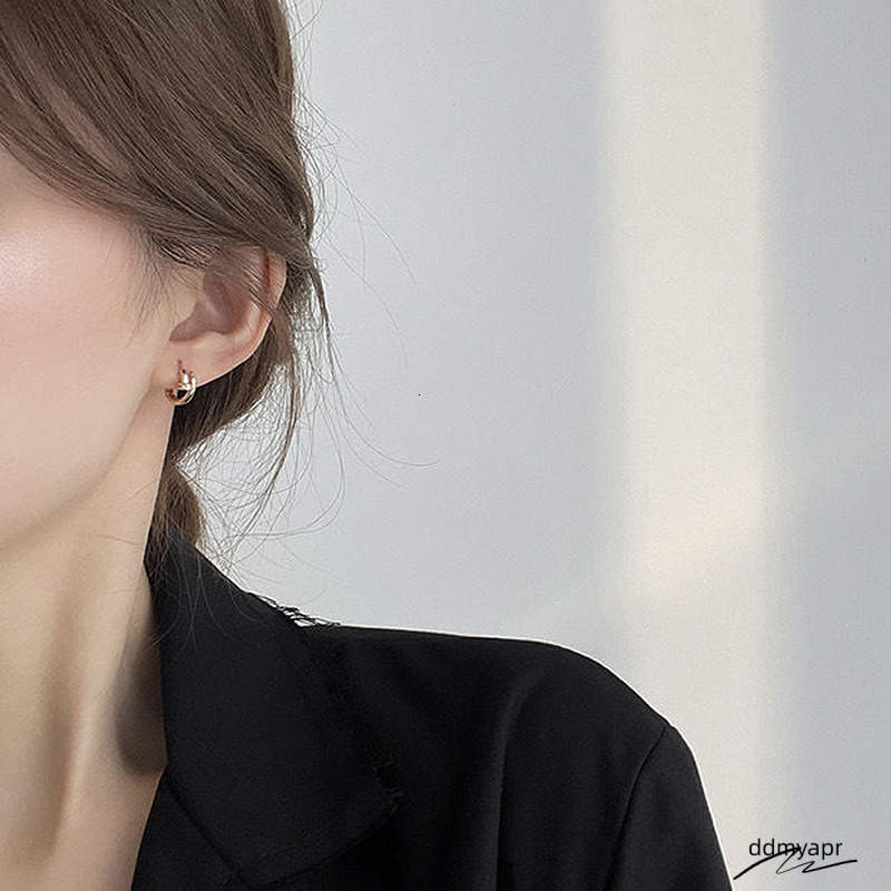 Designer Gold Plated Nail Stud Earring Paved AAA Cubic Zirconia Dia Fashion High-End Jewelry Wholesales Ddmydec Drop Shipping Ddmydec Ddmydec