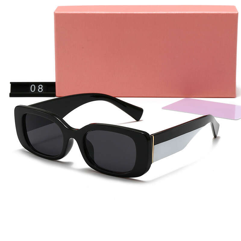 New Square Frame Fashion Women's Sunglasses Trendy Casual Leisure Outdoor Travel Glasses 08Y 6e1