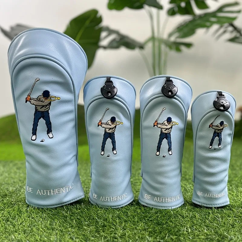 Blue fashionable golf club head cover made of dustproof and durable material accessories providing the protection 250906