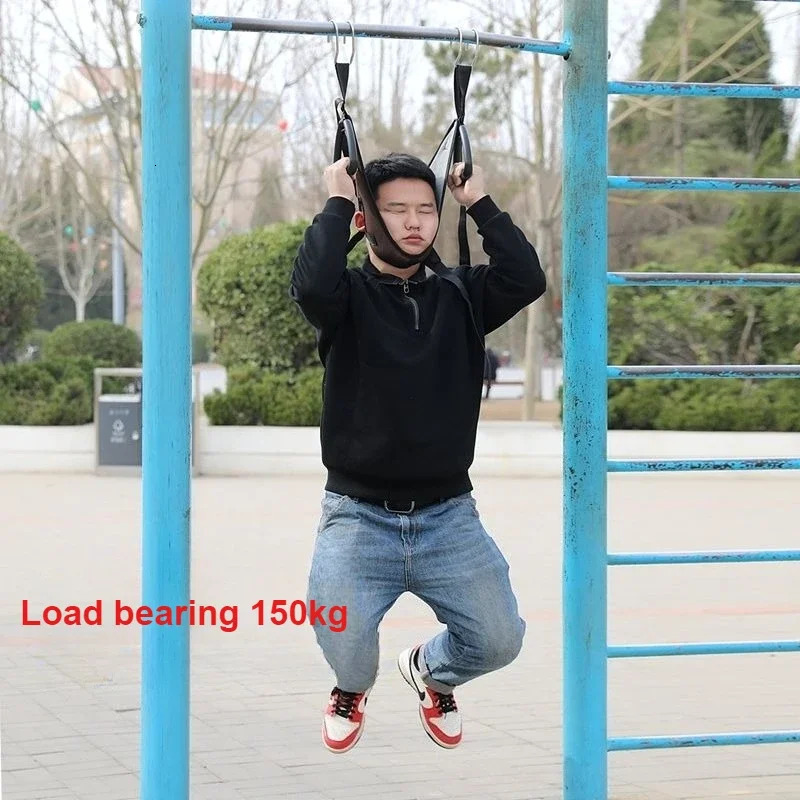 Neck Suspension Stretching Device Cervical Traction Belt Strap Horizontal Bar Household 250906