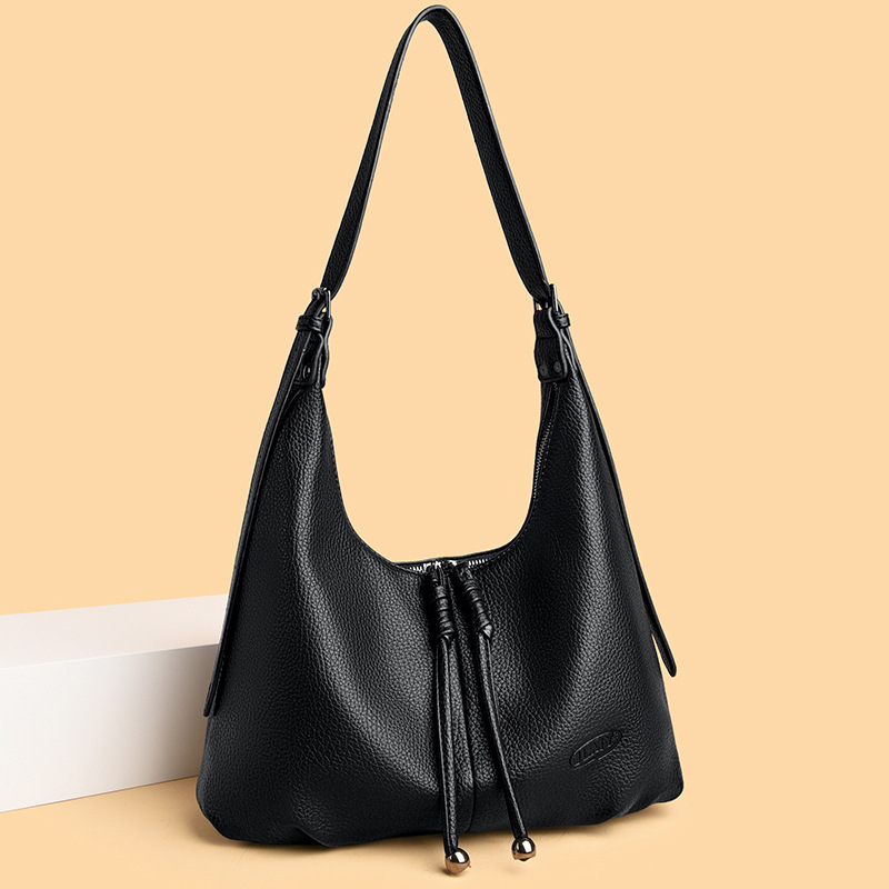 2025 New Fashionable Casual Tote Bag Shoulder Bag Fashionable Versatile Bag Western Commuter Underarm Bag