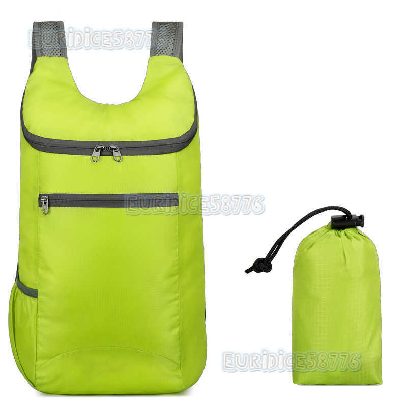 New Outdoor Folding Bag Lightweight Anti Splash Travel Bag Fitness Sports Backpack Large Capacity Gift Backpack H250906