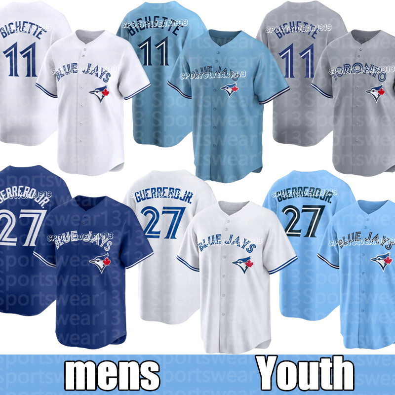 Torontocity Blue Jays Jersey #27 Guerrero Jr. #11 Bichette #4 Springer #34 Gausman #57 Green Baseball Jerseys