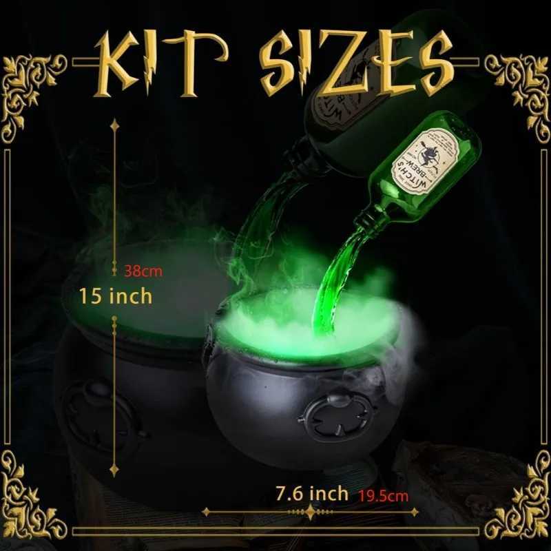 Halloween Black Witch Bowl Magic Float Bottle and Diffuser Horror House Decoration Hocus Pocus Party Scary Props Halloween DecorXJ250906