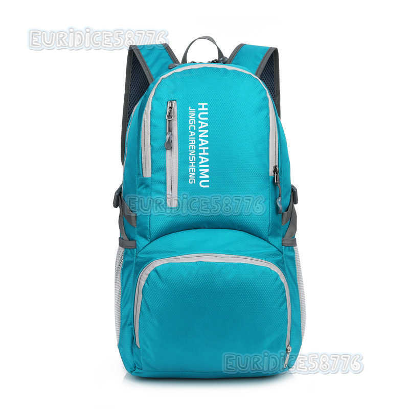 Warnerheim Folding Backpack Large Capacity Backpack Outdoor Lightweight Travel Bag Waterproof Portable Bag H250906