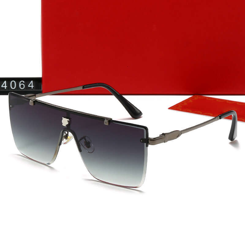 New Frameless Large for Men and Women, Stylish Personality Glasses, Fashionable Women's Sunglasses 24064 ea9