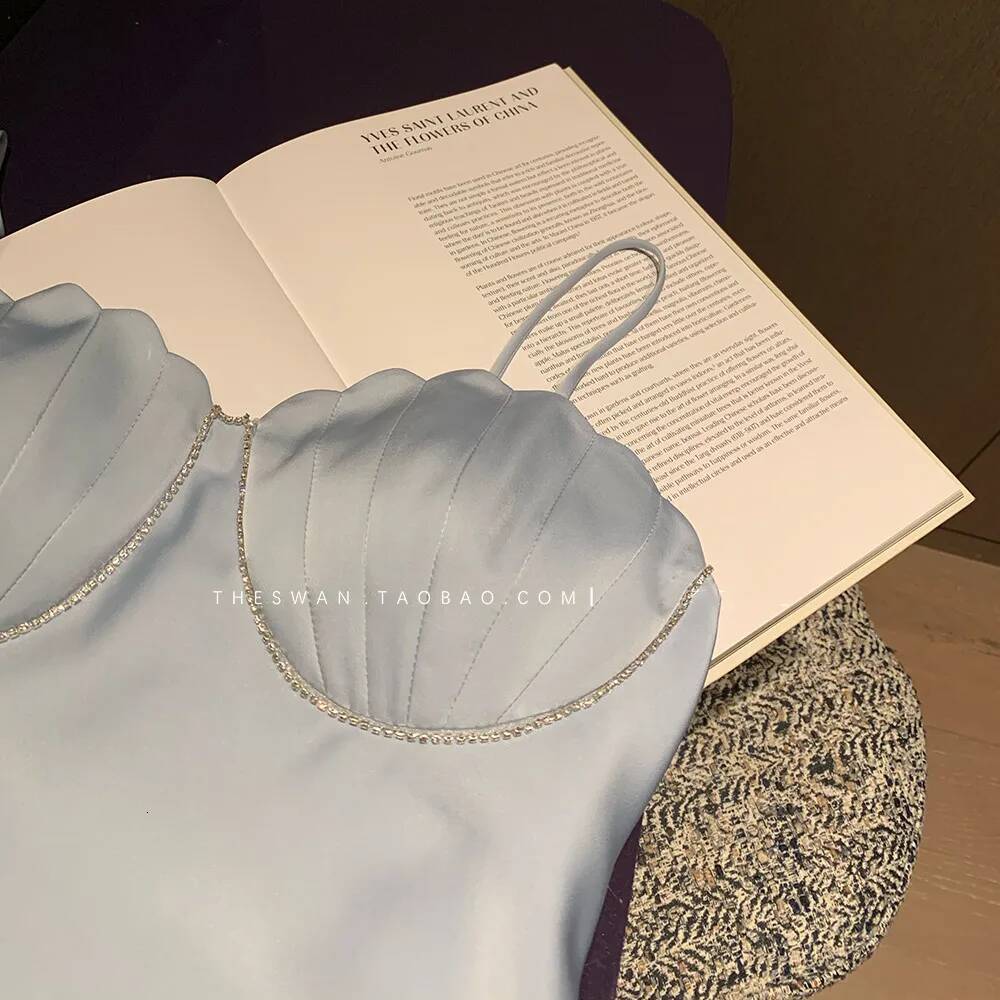2025 new women's dress sexy, elegant, luxurious satin dress solid design color backless summer party spaghetti strap dress designer casual sleepw