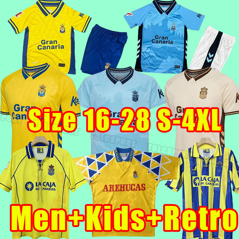 4XL 3XL Las Palmas 2025 2026 UD Soccer Jerseys JONATHAN VIERA ROBER A. Lemos Araujo RODRYGO ONTIVEROS MALAGUISTA football shirt men kids Palmass Retro 1995 96 1997 98