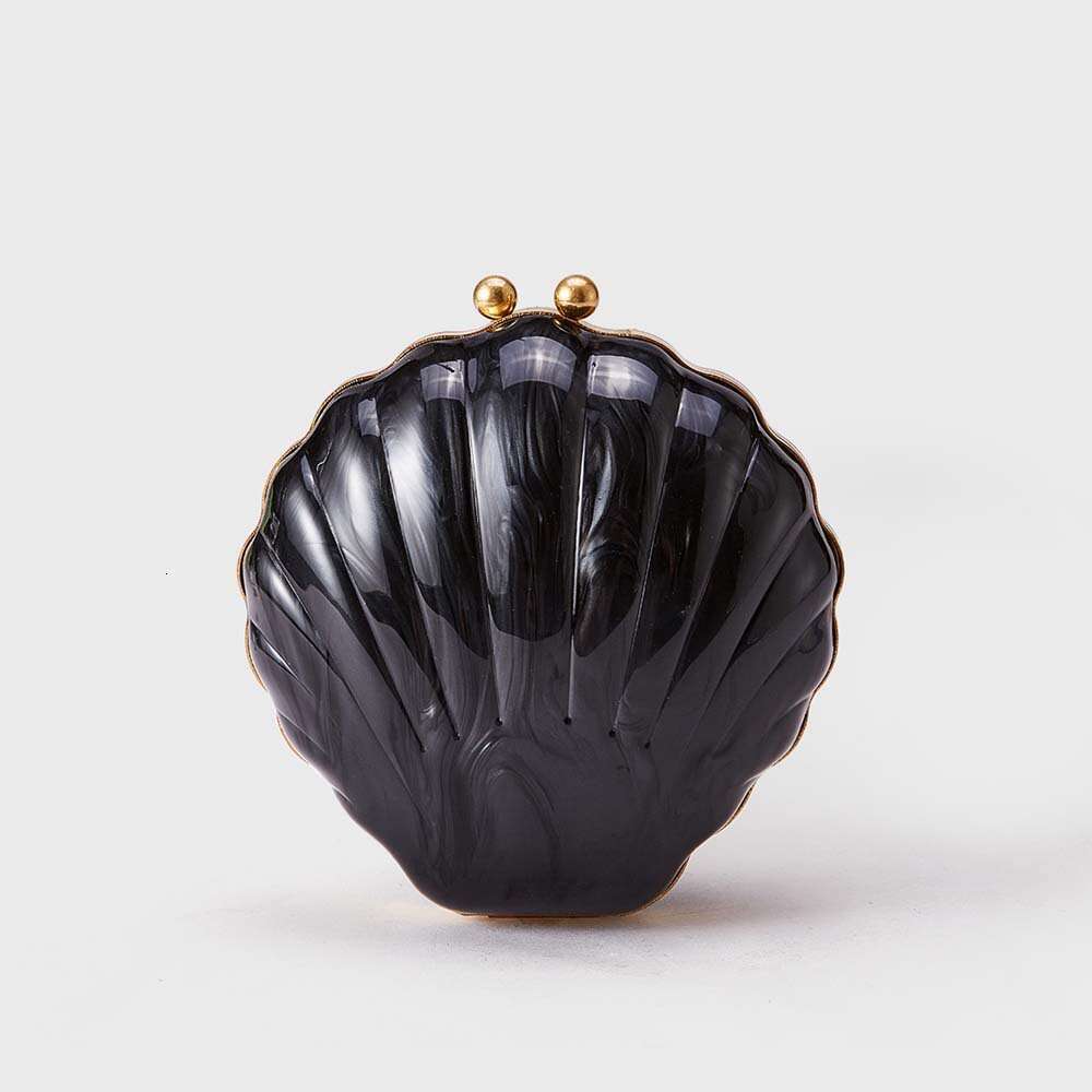 Women's New Fashion Shell Pearl Acrylic Bag Single Shoulder Crossbody Party Clutch