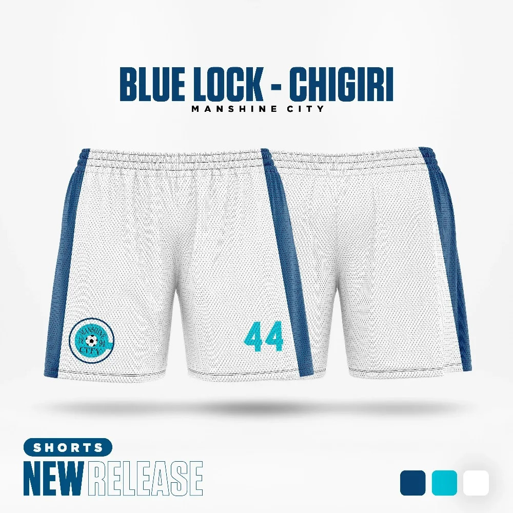 Blue Lock Jersey Manshine City Nagi Anime Men Beach Shorts 3D Print Summer 2025 Women Short Pants Outdoor Sports Kids Bottom 250906