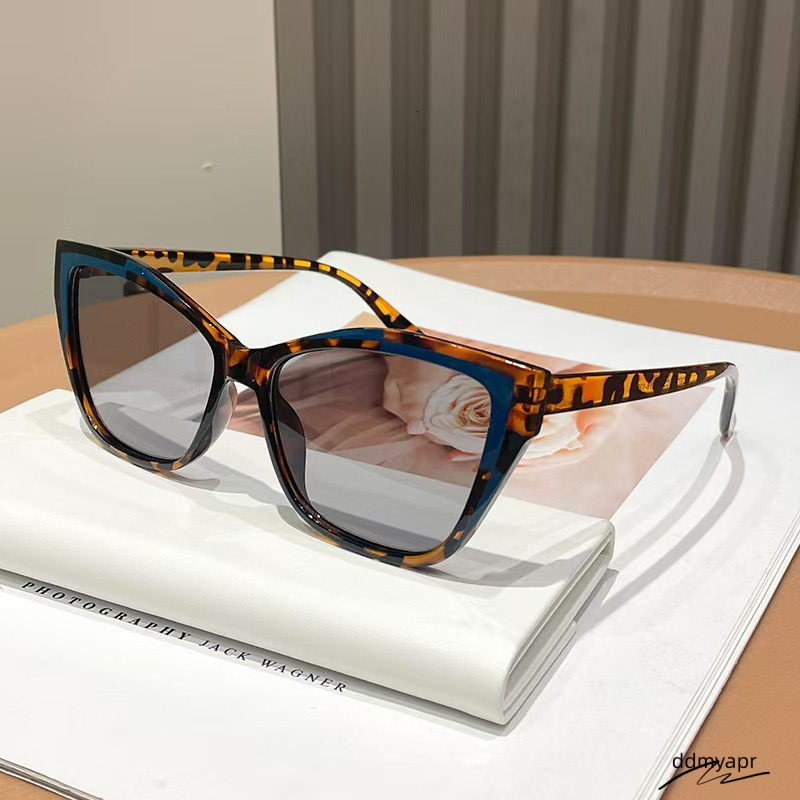 Designer For Ddmydec Cat Eye Fashion Classic Women Sunglasses Polarized Goggle Pilot PC Frame Oversized Uv400 Eyewear Kl8222
