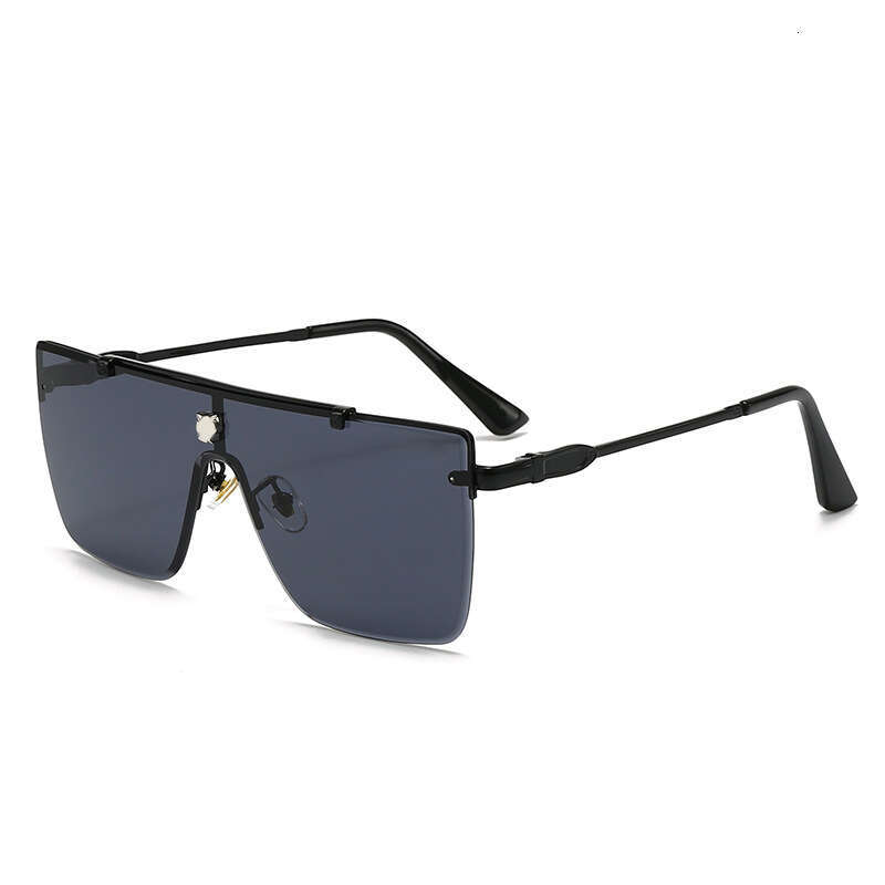 New Frameless Large for Men and Women, Stylish Personality Glasses, Fashionable Women's Sunglasses 24064 ea9