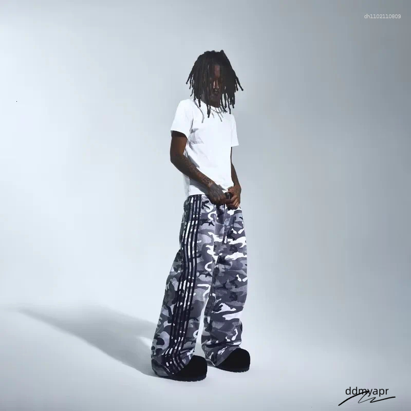 Men's Jeans Y2k Baggy High Quality Embroidered Striped Haruku Sweatpants Hip Hop Unisex Casual Wide Leg Denim Pants Streetwear Ddmyfeb Ddmyfeb Dd