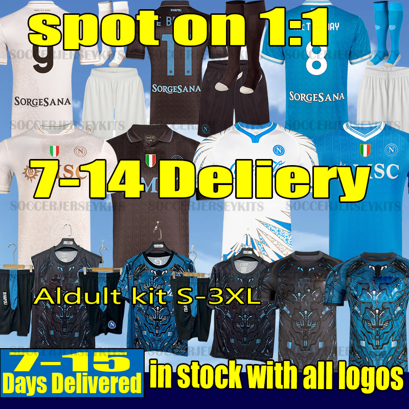 NAPOLI 25 26 Partenope Kit football jersey 2025 Limited Maglia Naples KVARATSKHELIA CAMPIONI D'ITALIA Halloween Pre Match FOOTBALL SHIRT SSC Napoli Maillot