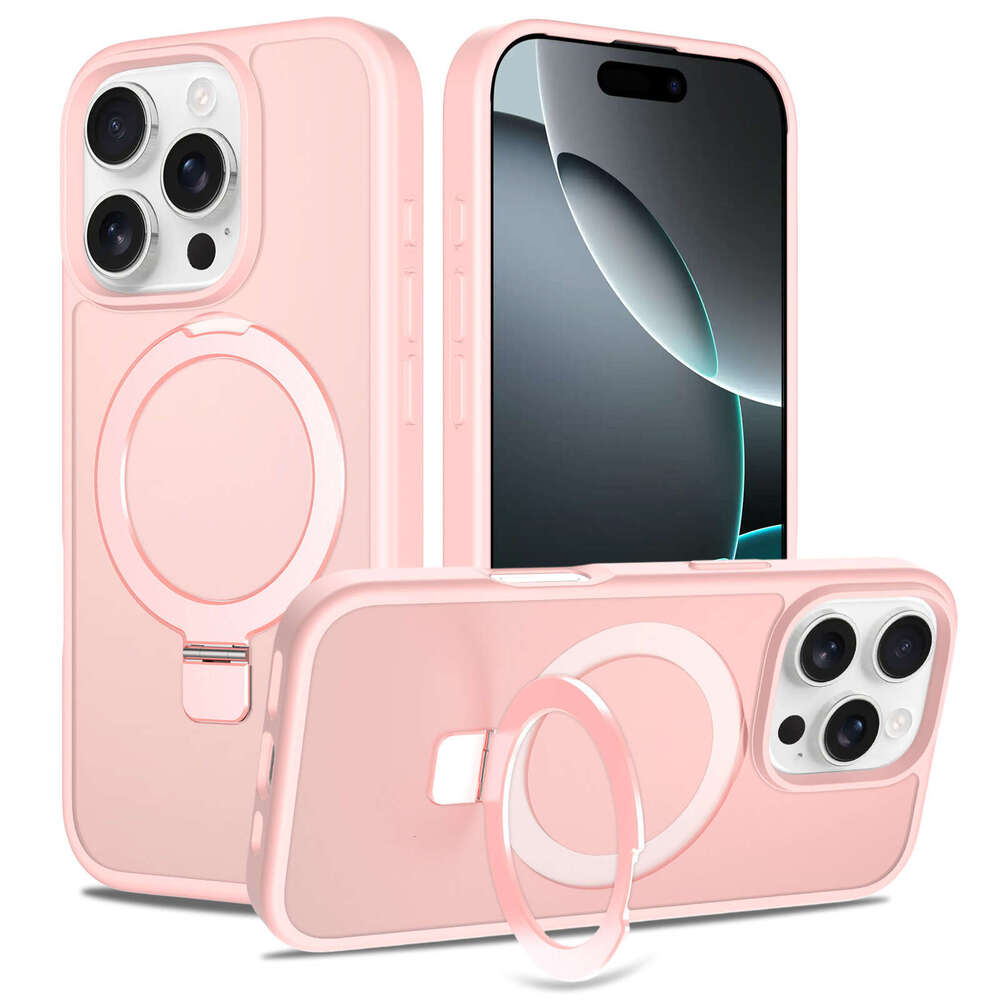 DHelectronics Apple 17 Phone Magnetic Anti-drop iPhone 16 Pro Max Matte Kickstand 15 Protective Case