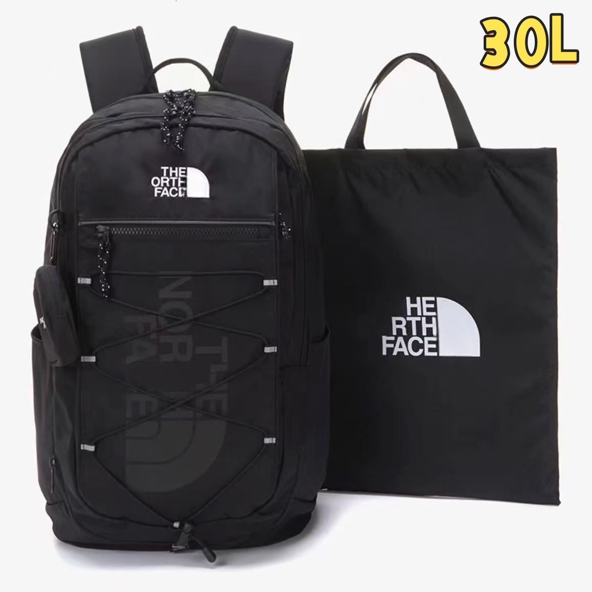 30-70L north Backpack large capacity Multi color Multi style Fashion Bag Outdoor Hiking Lightweight Backpack Hiking Teenage Schoolbag Student Sports Bag 52s