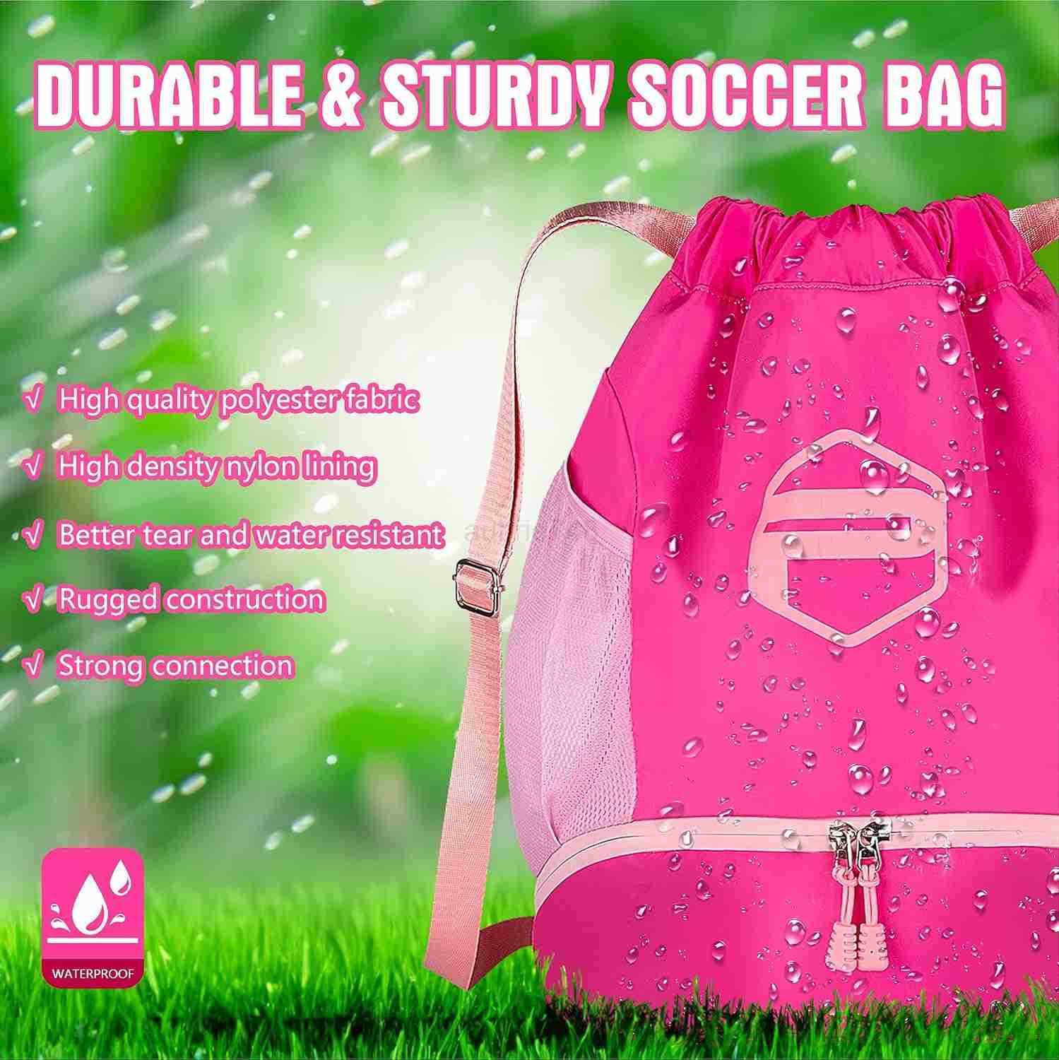 Bag Basketball Bag with Ball Holder Shoe Compartment Kids Youth Sport Backpack for Football Volleyball Gym TrainingZ250906