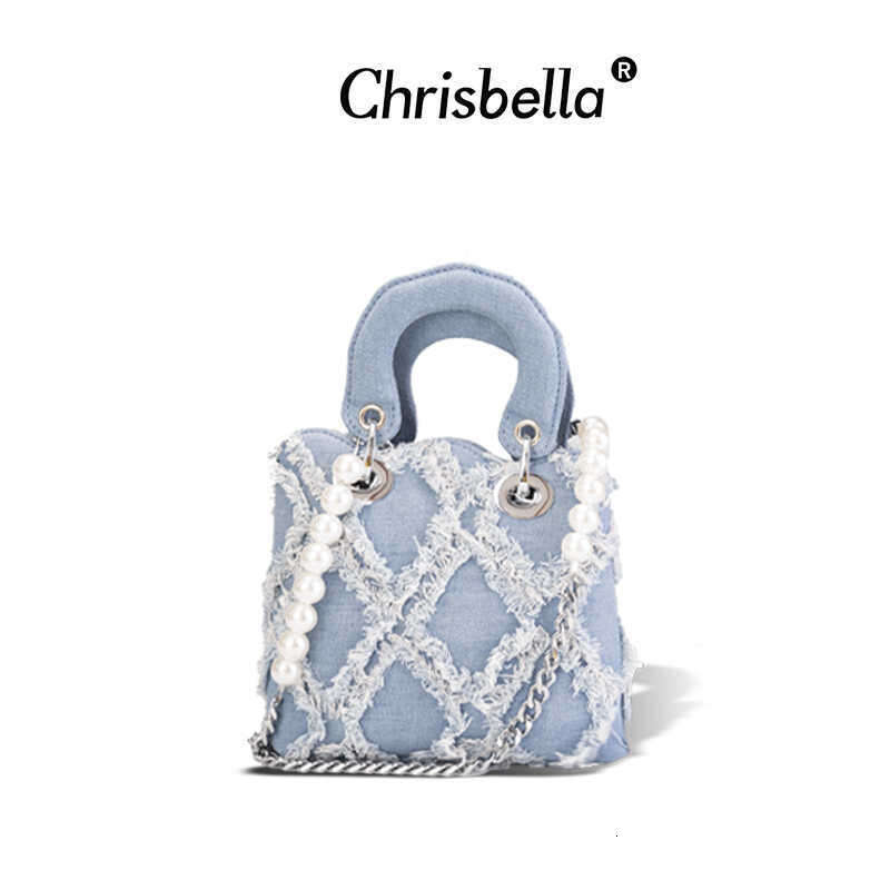 Summer New Handbag Shoulder Women's Fashion High-end Underarm Simple Trendy Flip Cover Denim Bag