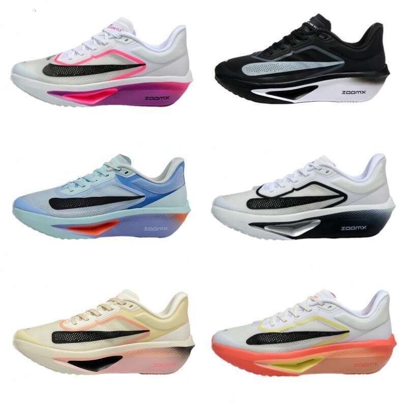 Zoom Fly Marathon Lunar Landing 6 Sports Non-slip Wear-resistant Breathable Cushioned Women Designer Men Running Shoes