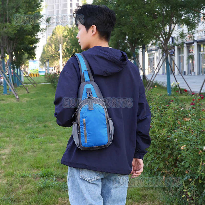 New Backpack Chest Bag Waterproof Fashion Shoulder Bag Crossbody Sports Outdoor Bag Mobile Phone Chest Bag H250906