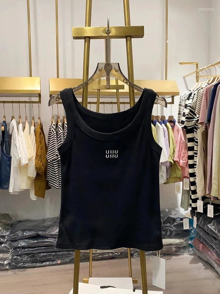 women's tanks super cool camisole for girls to wear inside sexy top summer outer miumius miuly miuly miumiue sleeveless slimming look sweet and spicy rave A4QL