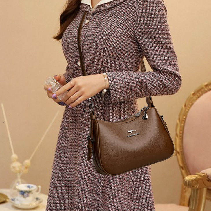 2025 new collection Elegant And Minimalist Women's Crossbody Bag Soft And Large Capacity Commuting Casual Women's Shoulder Bag Autumn New De
