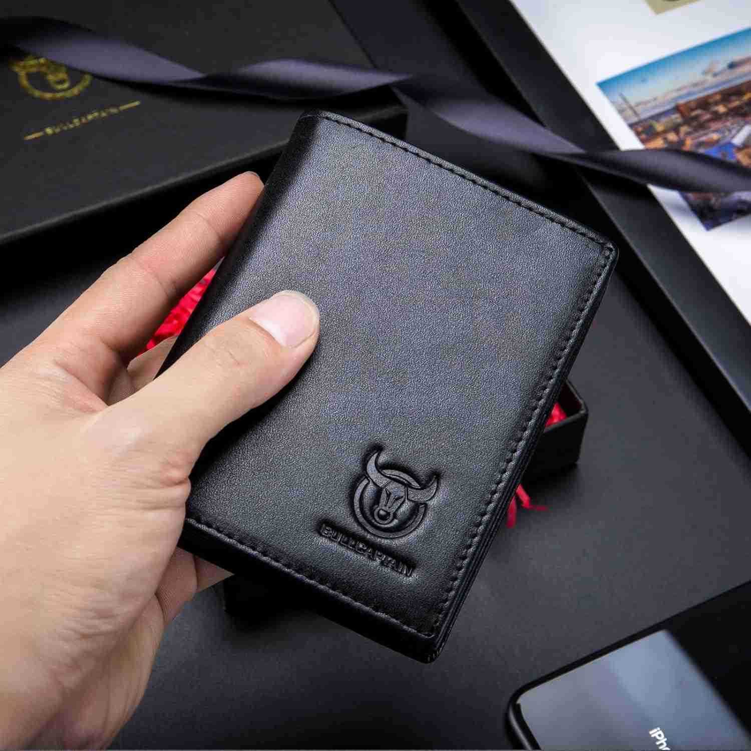 Large Capacity Genuine Leather Bifold WalletCARD Holder for Men with 15 Card Slots QB027 Z250906