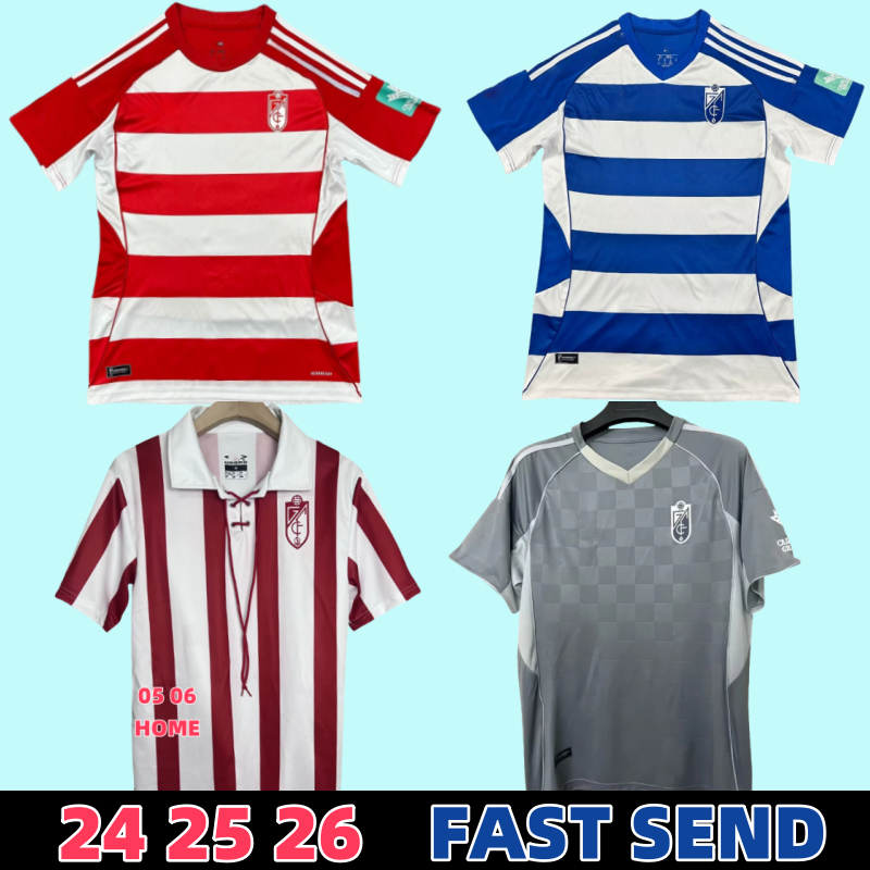 Fans 25 26 GRANADA CF Soccer Jerseys L.Williams M.Trigueros men kids kit 2025 2026 Weissman Hongla Insua Ruiz Lama Retro 1997 05 06 Football Shirts