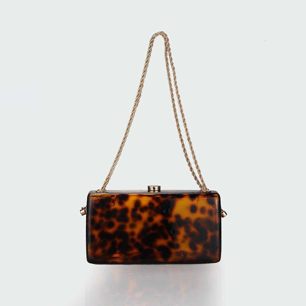 Shoulder for Women, Crossbody Handbag, New Fashion Summer Beach Acrylic Evening Bag, Small Square Bag