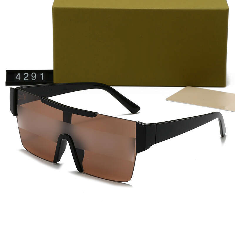 New Fashion Square Unique One-Piece Colorful Trendy Sunglasses 4291 883