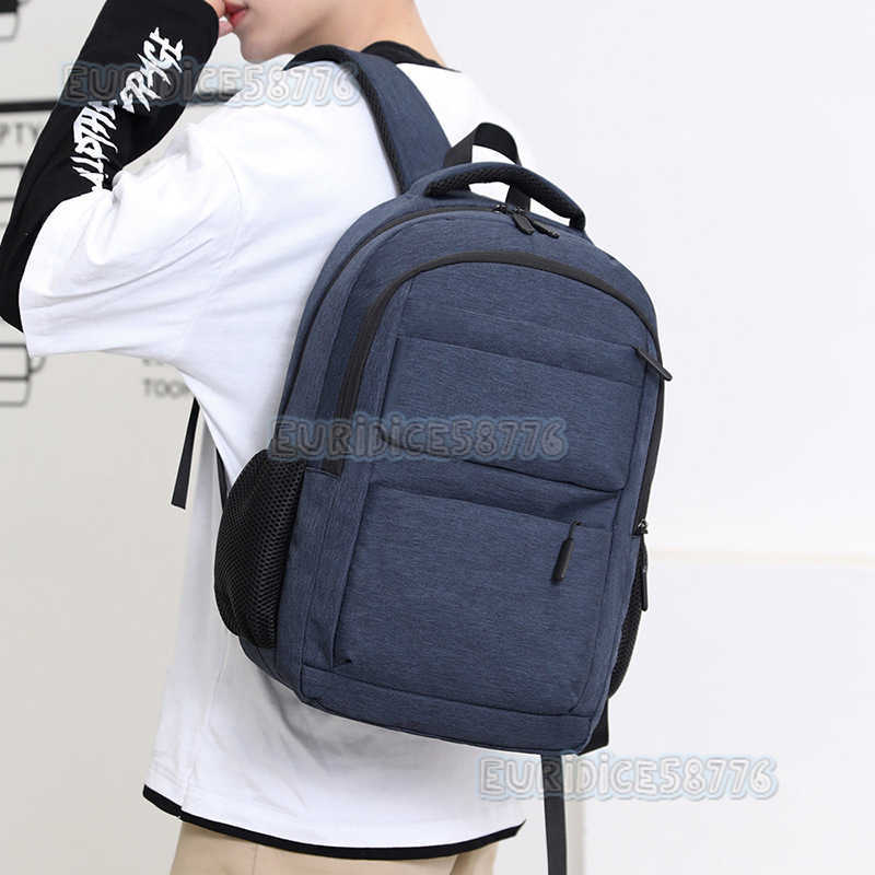 New Fashion Simple Casual Bag Large Capacity Student Bag Business Commuting Travel Multipurpose Backpack H250906