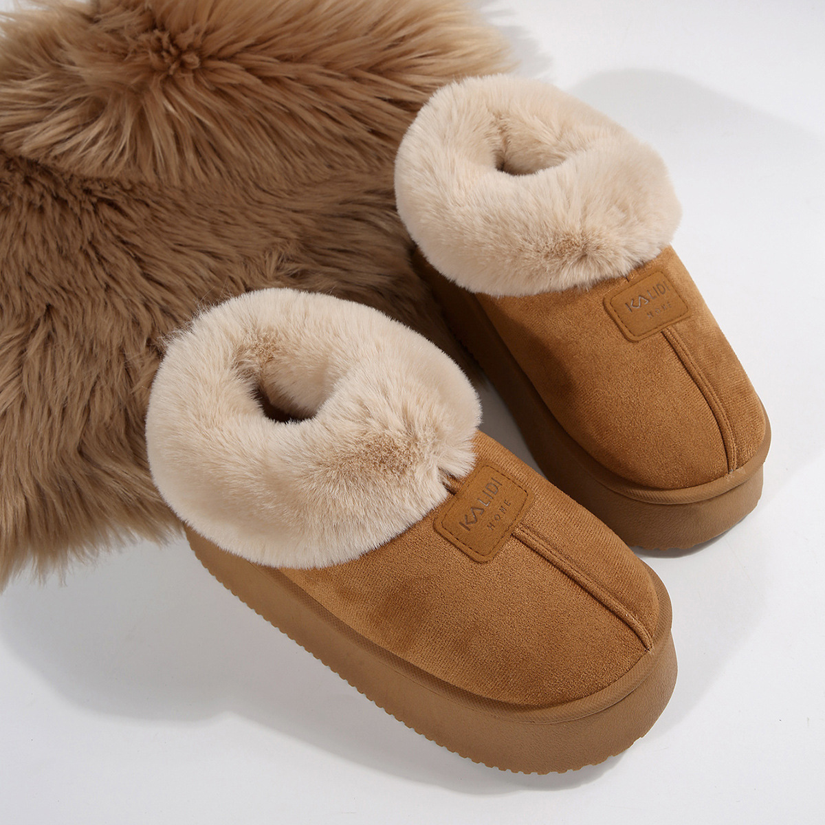 Free shipping Designer Boots Snow boots cotton shoes are fashionable warm for autumn winter with thickened fleece height increasing for couples black