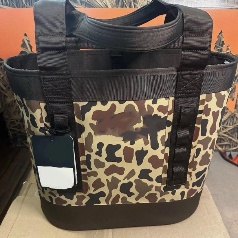 9 Colors Camino 35L Black Camo Carry All Soft Lunch Bags Box All-Purpose Utility Boat and Beach Waterproof Bag Shopping Cooler Outdoor Totes Wholesale 0906