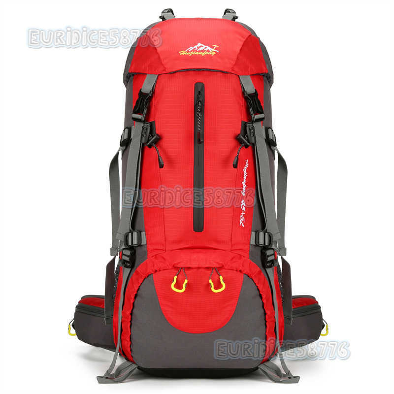 Largecapacity Mountaineering Bag Waterrepellent Wearresistant Outdoor Bag Breathable Multifunctional Sports Bag Hiking Backpack H250906