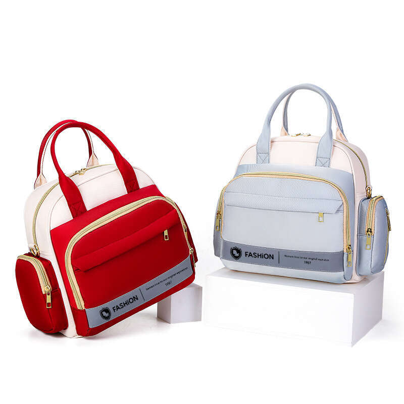 Fashion Handheld Mommy High-End Feel Mother and Baby Single Shoulder Crossbody Multifunctional Mom Outing Maternity Bag