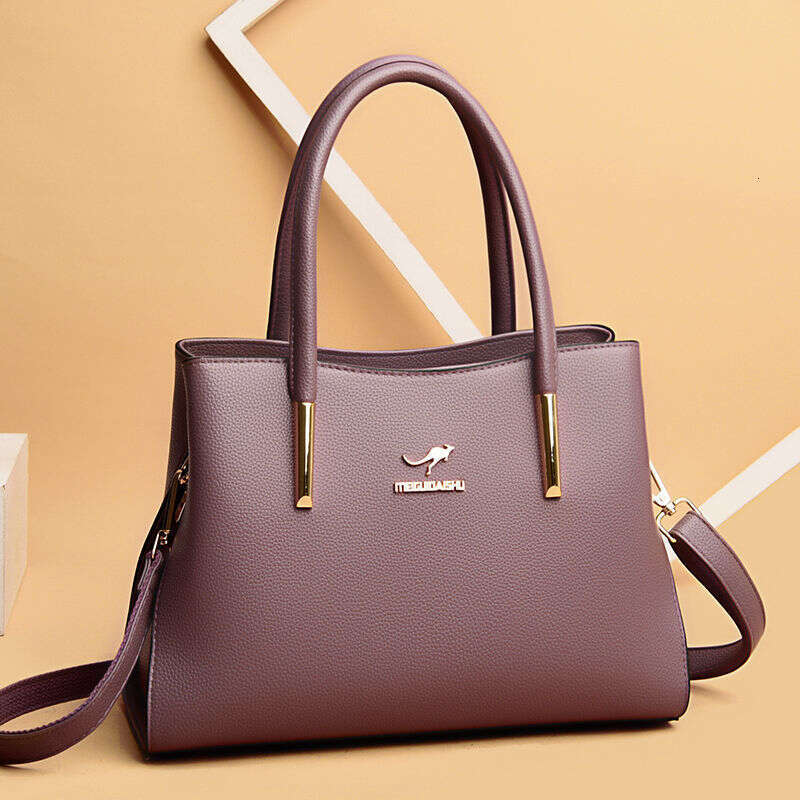 Soft Leather Handbag Women, New High-end Stylish Casual Bag, Large Capacity Shoulder and Crossbody Bag for Women