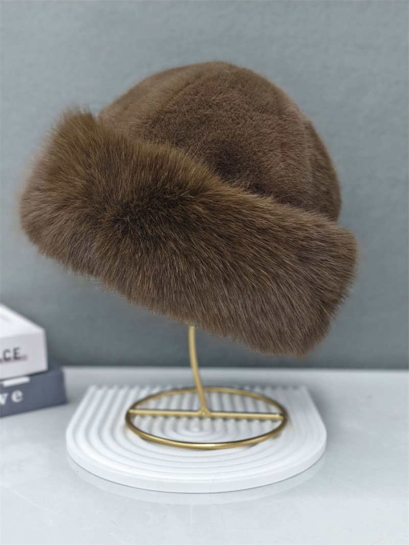 Free shipping hot sales Classic vintage Winter New Plush Cold proof Thick Hat Mongolian Hat Warm Ear Protection Hat