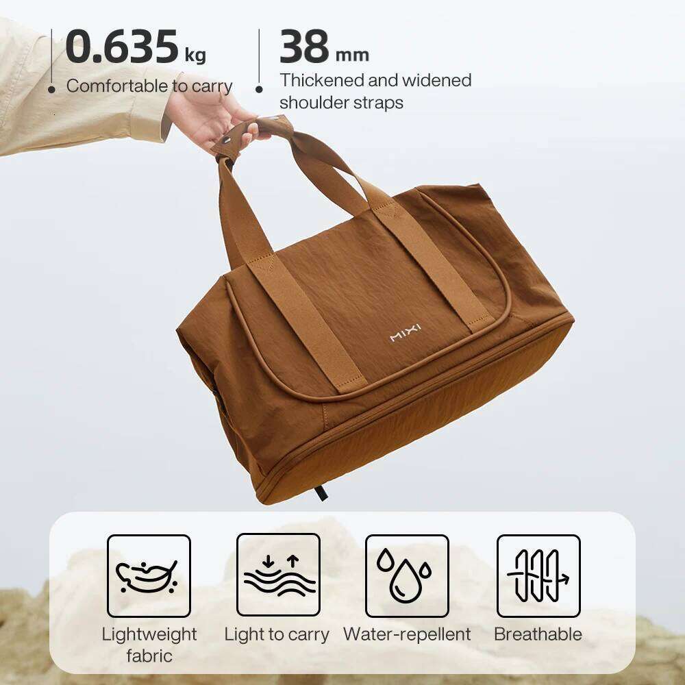 Mixi Travel Bags Women Large Size Capacity Sports Fiess Storage Foldable Duffle Suit For Shoulder Bag Handbag M3020
