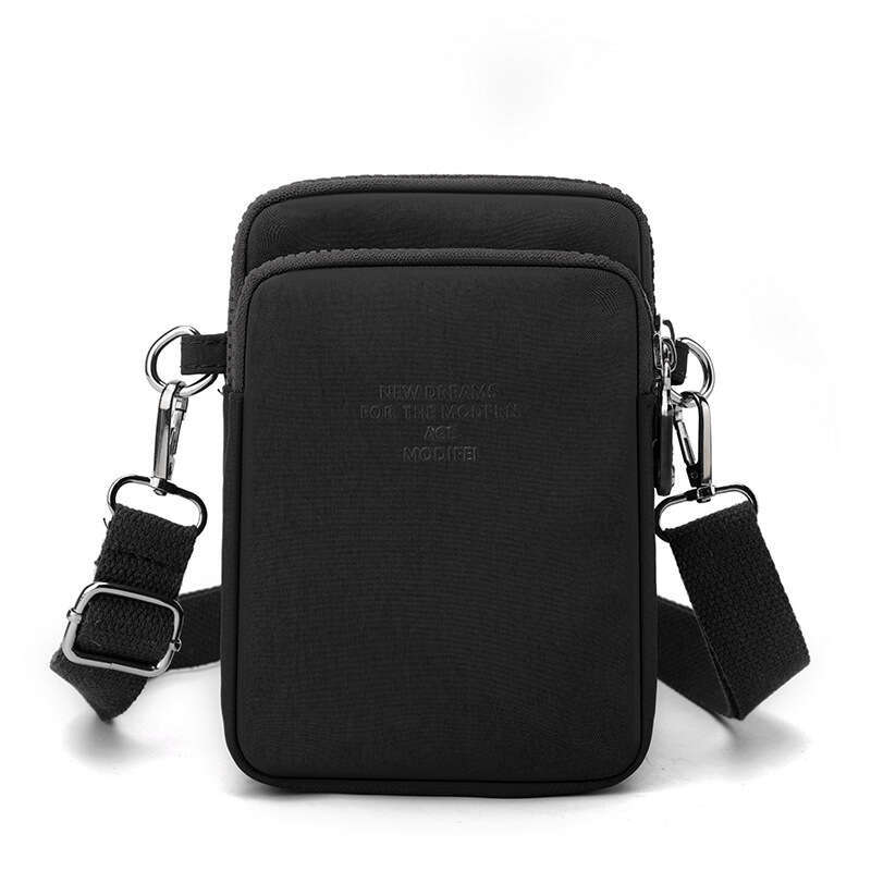 for Women 2025 New Fashion Casual Shoulder Crossbody Nylon Korean Style Simple Small Square Phone Bag