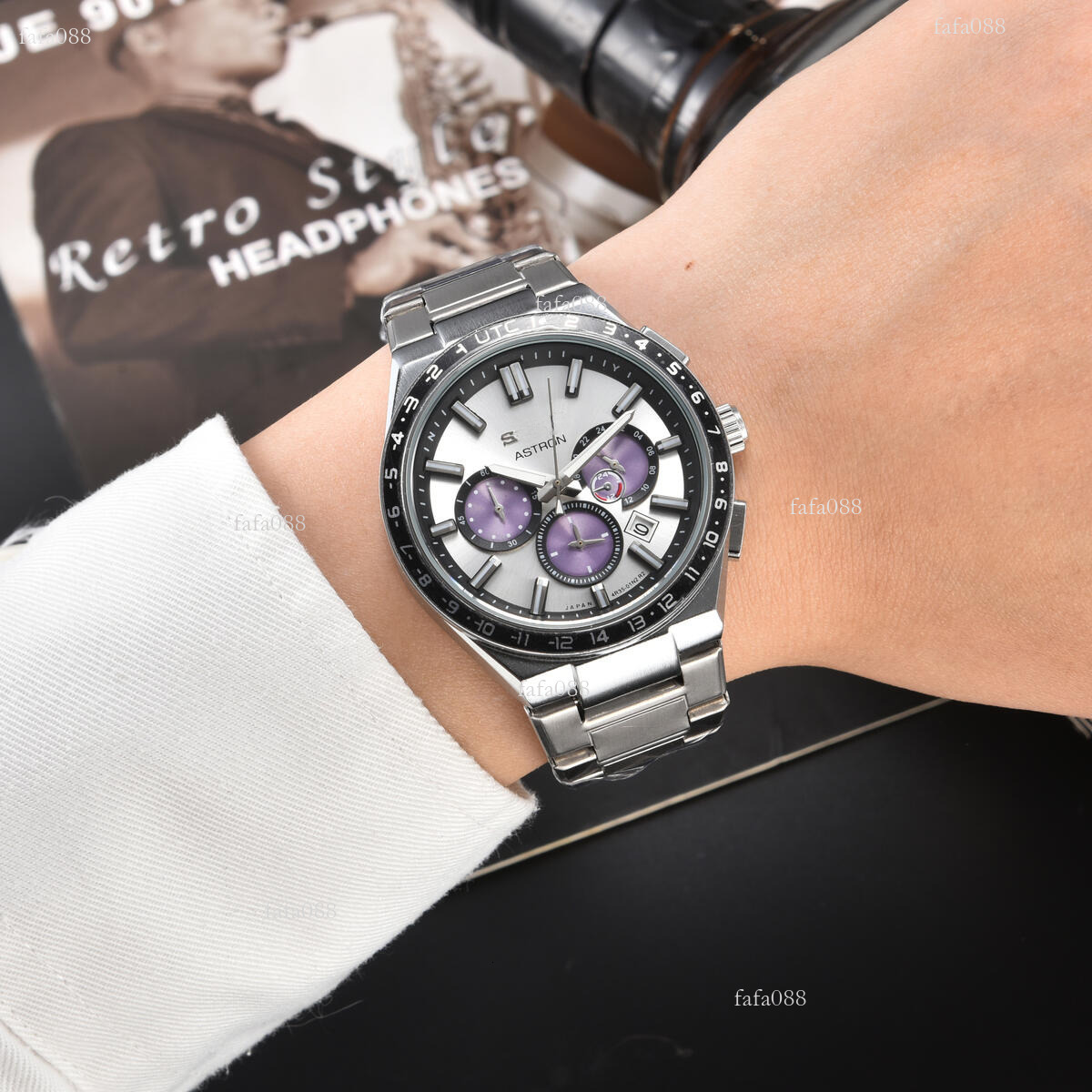 Seikowatch Luxury Ceramic Bezel Sapphire Glass Men's Seikoswatch Watch Automatic Quartz Watch Fashion Watches Men's Famous Brand Watch With Box B95