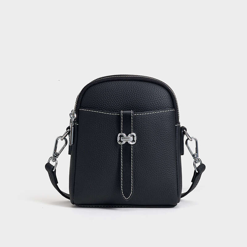 2025 New Soft Leather Lightweight Small Crossbody Fashion Mommy Coin Purse Women's Shoulder Bag