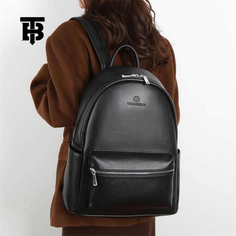 Designer Bag Backpack Men's Bag Trendy Brand Classic Leather Plaid Backpack Trendy Street Fashion Korean Luxury Bag Version Student School Bag La