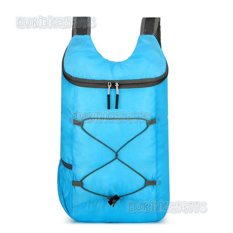 Skin Bag Travel Backpack Mens and Womens Ultra Light Sports Bag Portable Outside the Household Foldable Backpack Printed H250906