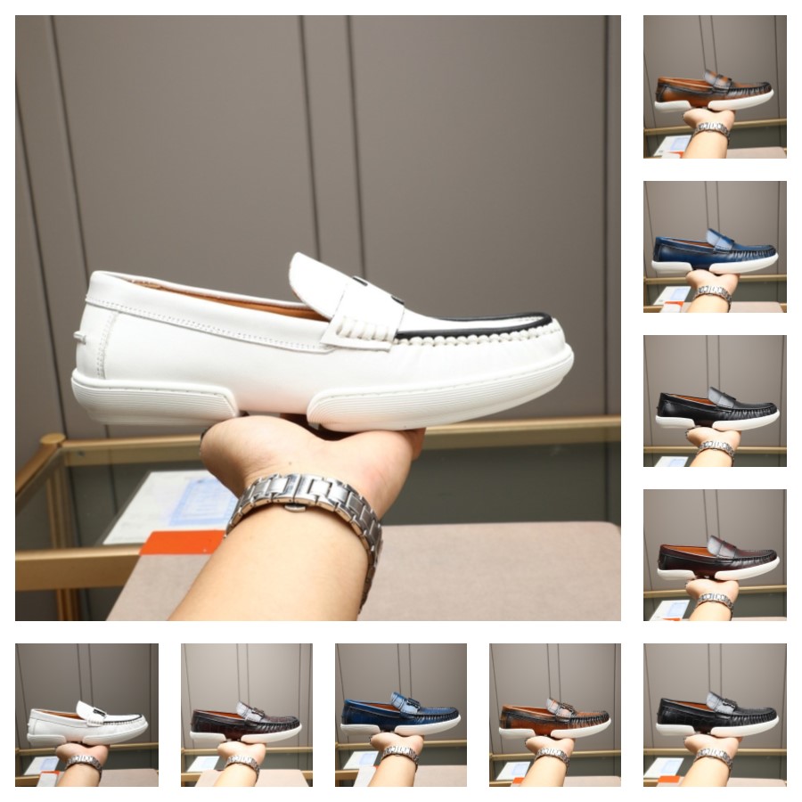 65Model Top Quality Designer Men Loafers Driving Shoes Luxurious mens dress shoes Wedding Formal Classic Elegant Moccasins Loafers Slip On dress Shoes Men 38-46