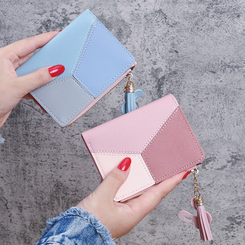 wallet designer card holder 2025 New Women's Small Holder Wallet Genuine Leather Look Ultra Thin ID/Door Access Card Organizer Free Shipping