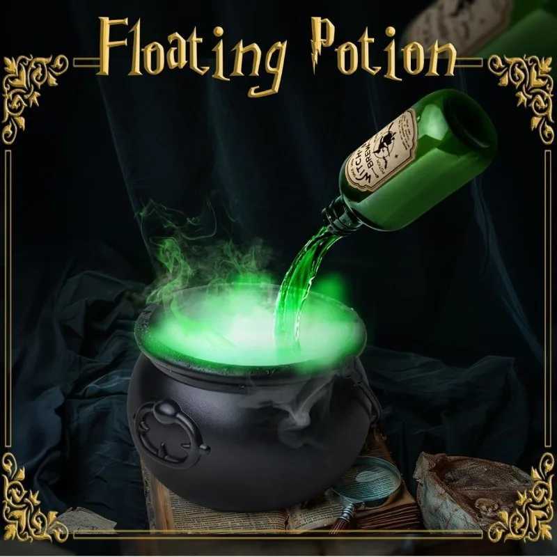 Halloween Black Witch Bowl Magic Float Bottle and Diffuser Horror House Decoration Hocus Pocus Party Scary Props Halloween DecorXJ250906