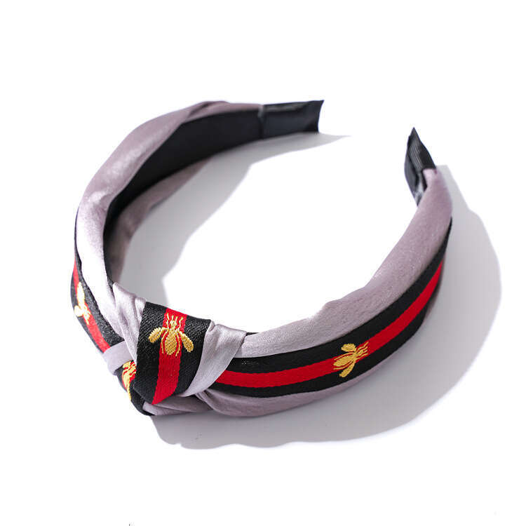 DH collections: Wide Bee Headband Fabric Knot New Fashionable Women's Outdoor Hairband Accessory