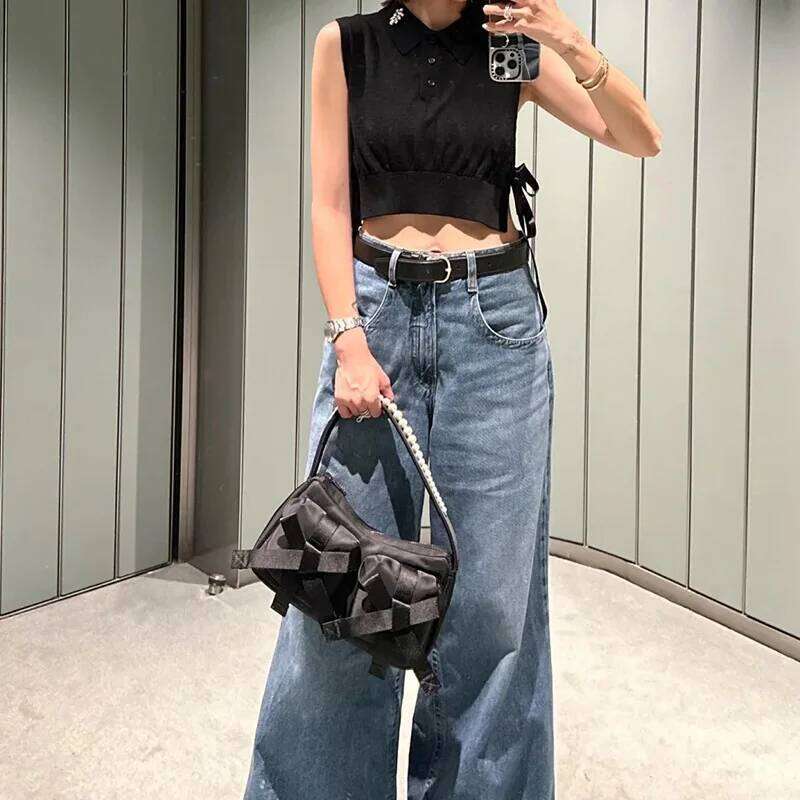 New Pearl Bow Bolsos Mujer Underarm Bag Multi-Function Square Sac Femme Shoulder Bags For Women Casual All-Match Zipper Bolsas